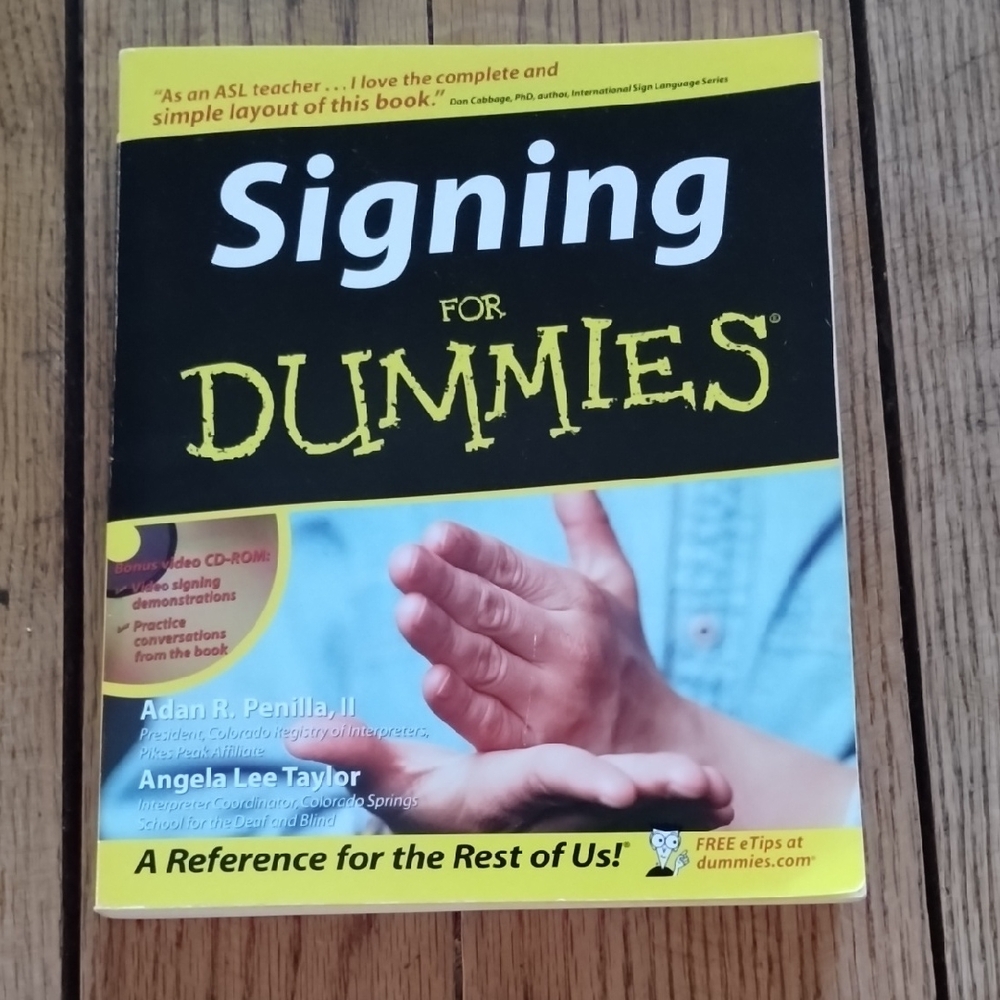 Signing For Dummies Book